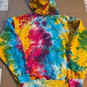 Exist Colorful Tie-Dye Hoodie Jacket